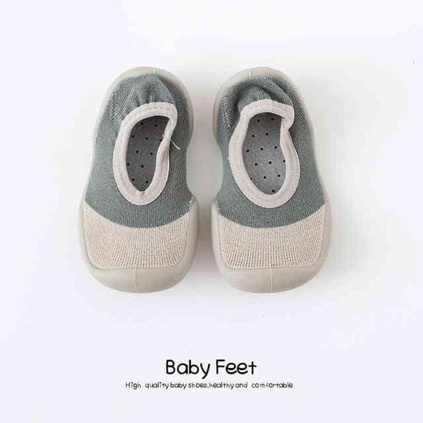 baby-sock-shoes-brown-tips Grookz Shoes - Sophia's Style-1